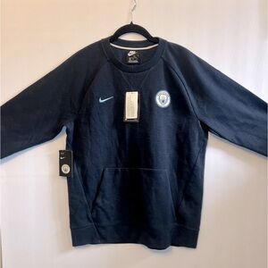 NWT Nike Dark Blue Manchester City Crewneck pullover size Medium